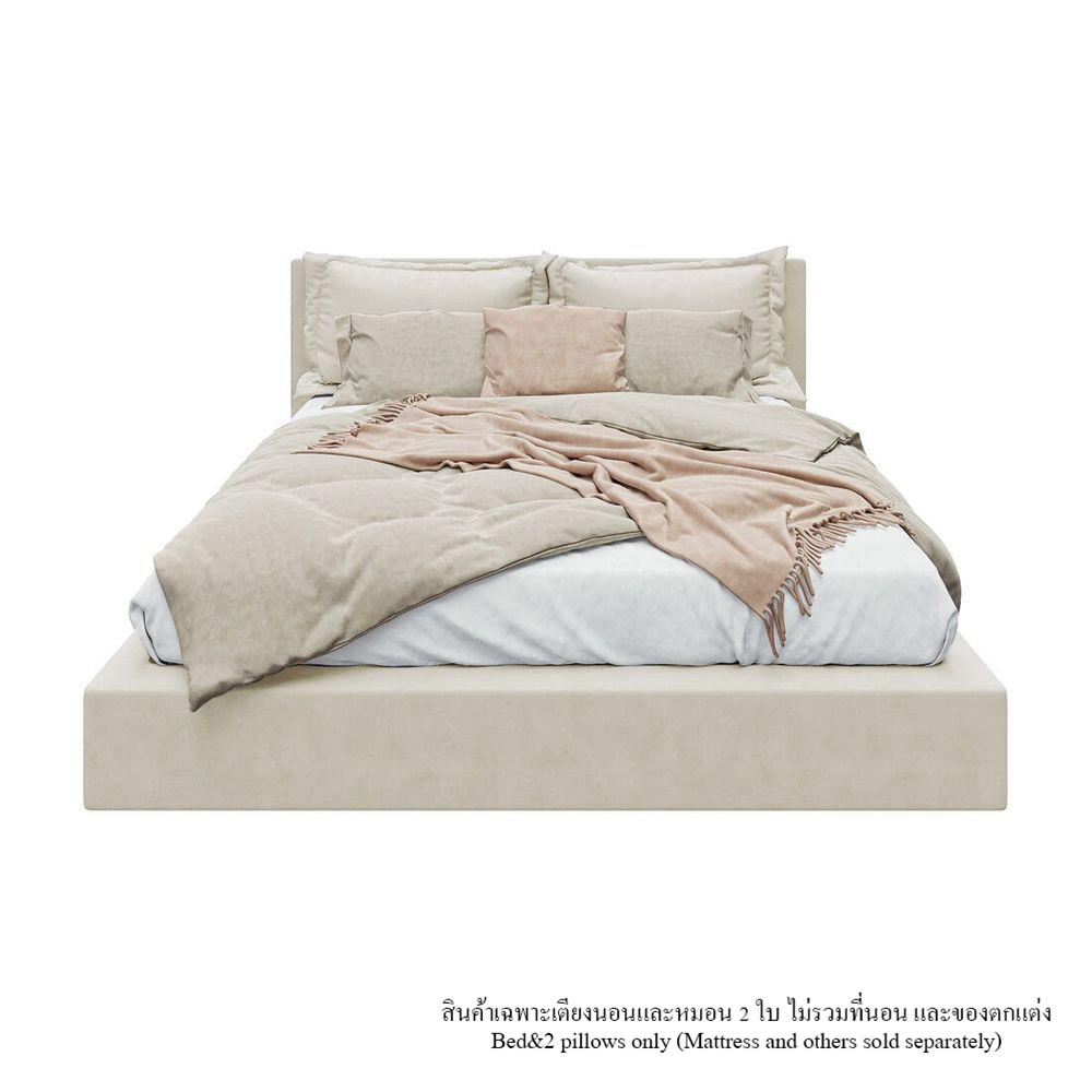เตียง 5 ฟุต SB FURNITURE SNOOZE 19241812 สีครีม