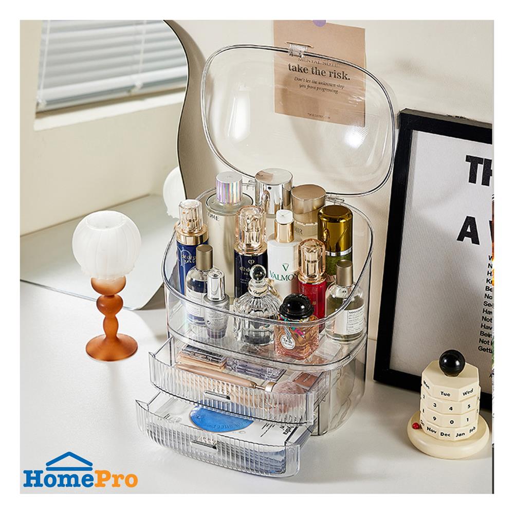 กล่องลิ้นชักจัดเก็บเครื่องสำอาง STACKO BREIS 28.5x20.5x35 ซม. สีใส