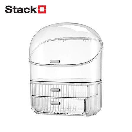 กล่องลิ้นชักจัดเก็บเครื่องสำอาง STACKO BREIS 28.5x20.5x35 ซม. สีใส_1