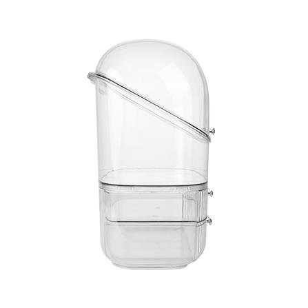 กล่องลิ้นชักจัดเก็บเครื่องสำอาง STACKO BREIS 28.5x20.5x35 ซม. สีใส_3