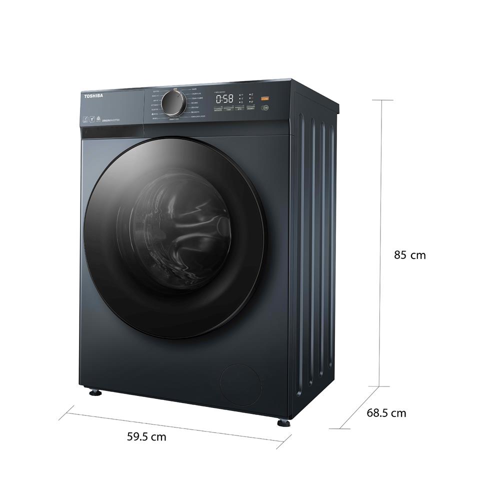 เครื่องซักผ้าฝาหน้า TOSHIBA TW-T21BU140UWT(MG) 13 กก. อินเวอร์เตอร์ สีเทา
