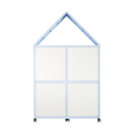 ตู้บานเปิด 2 บาน STACKO LITTLE-P 65x26x108 ซม. สีฟ้า/ขาว_3