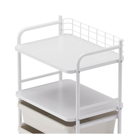 ชั้นวางของ 2 ชั้น 3 ลิ้นชัก STACKO LITTLE-P 45.2x31x78.4 ซม. สีขาว/ฟ้า_1