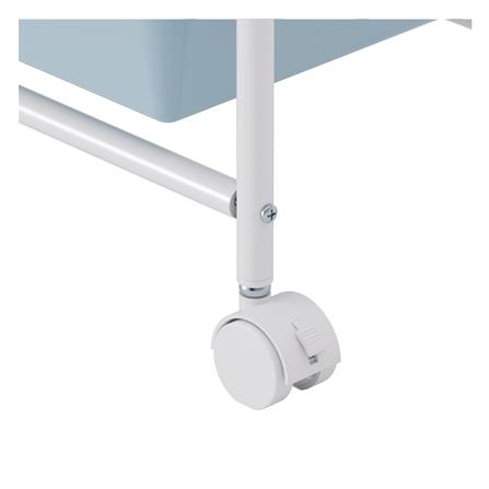 ชั้นวางของ 2 ชั้น 3 ลิ้นชัก STACKO LITTLE-P 45.2x31x78.4 ซม. สีขาว/ฟ้า_3