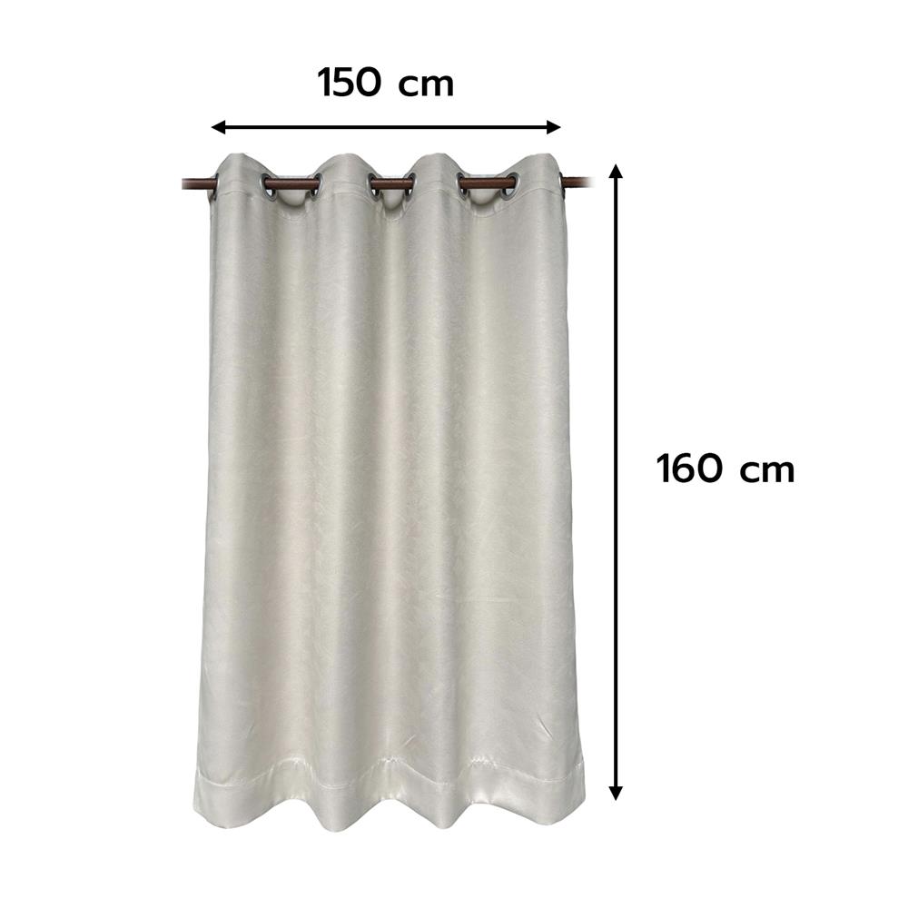 ผ้าม่าน EYELET HOME LIVING STYLE MARDY UV 150X160 ซม. สีครีม