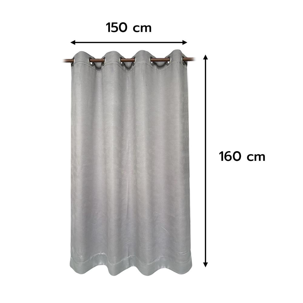 ผ้าม่าน EYELET HOME LIVING STYLE MARDY UV 150X160 ซม. สีเทา