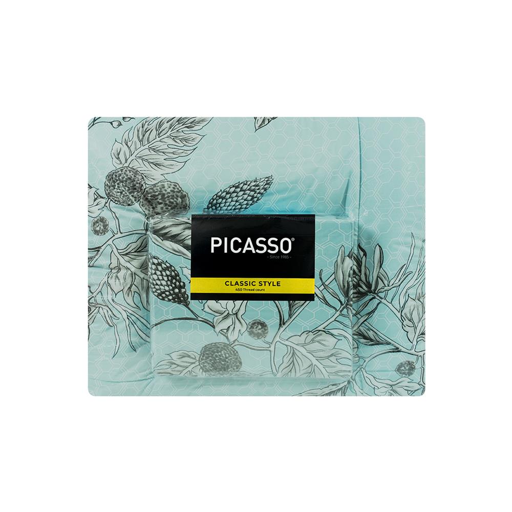 ชุดผ้าปูที่นอน 6 ฟุต (ชุด 6 ชิ้น) PICASSO CLASSIC FLORA GREENMINT