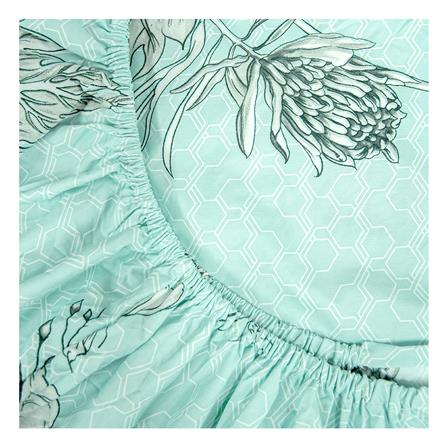 ชุดผ้าปูที่นอน 6 ฟุต (ชุด 6 ชิ้น) PICASSO CLASSIC FLORA GREENMINT_2