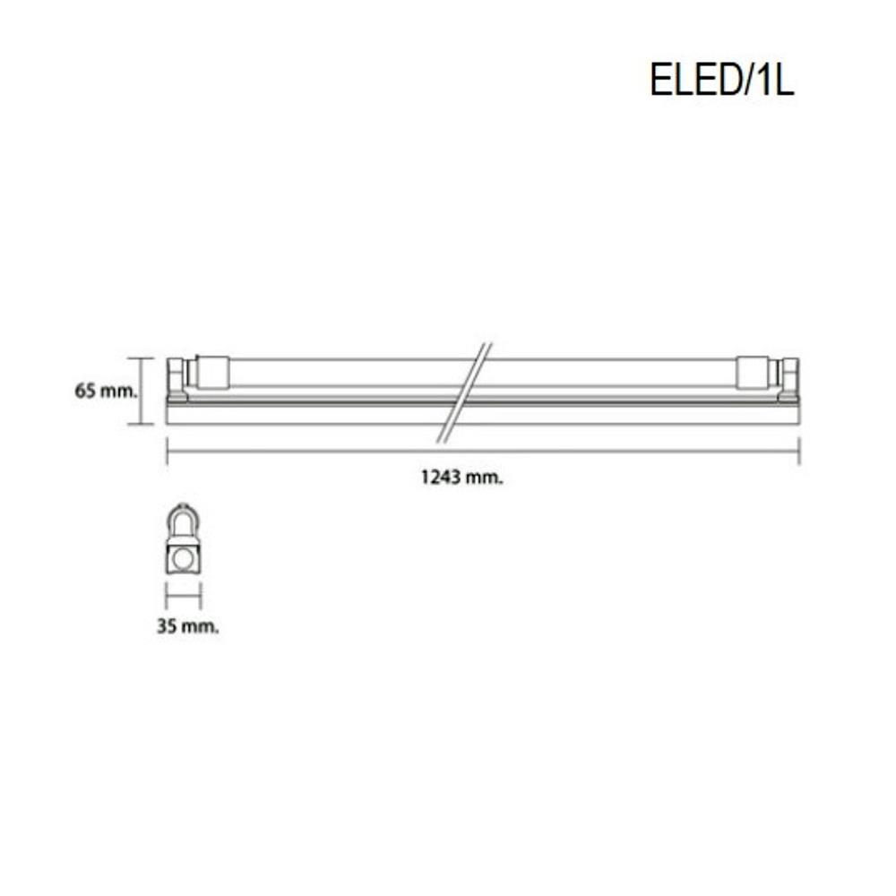 ชุดรางนีออน LED LUMAX T8 58-00442 SAVESP3DE 18 วัตต์ DAYLIGHT