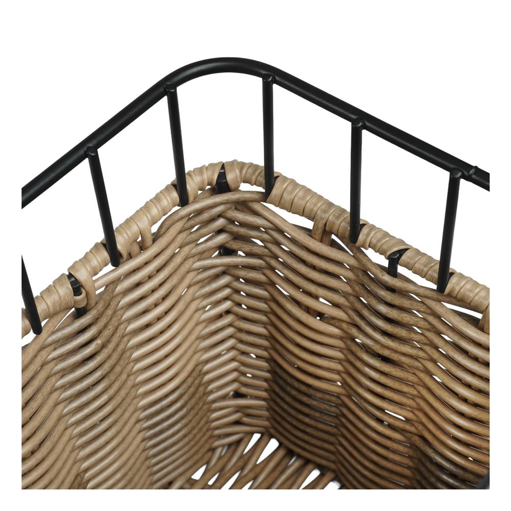 ตะกร้าหวายเทียมเหลี่ยมใส่ช้อนส้อม KECH HAZEL SIZE M