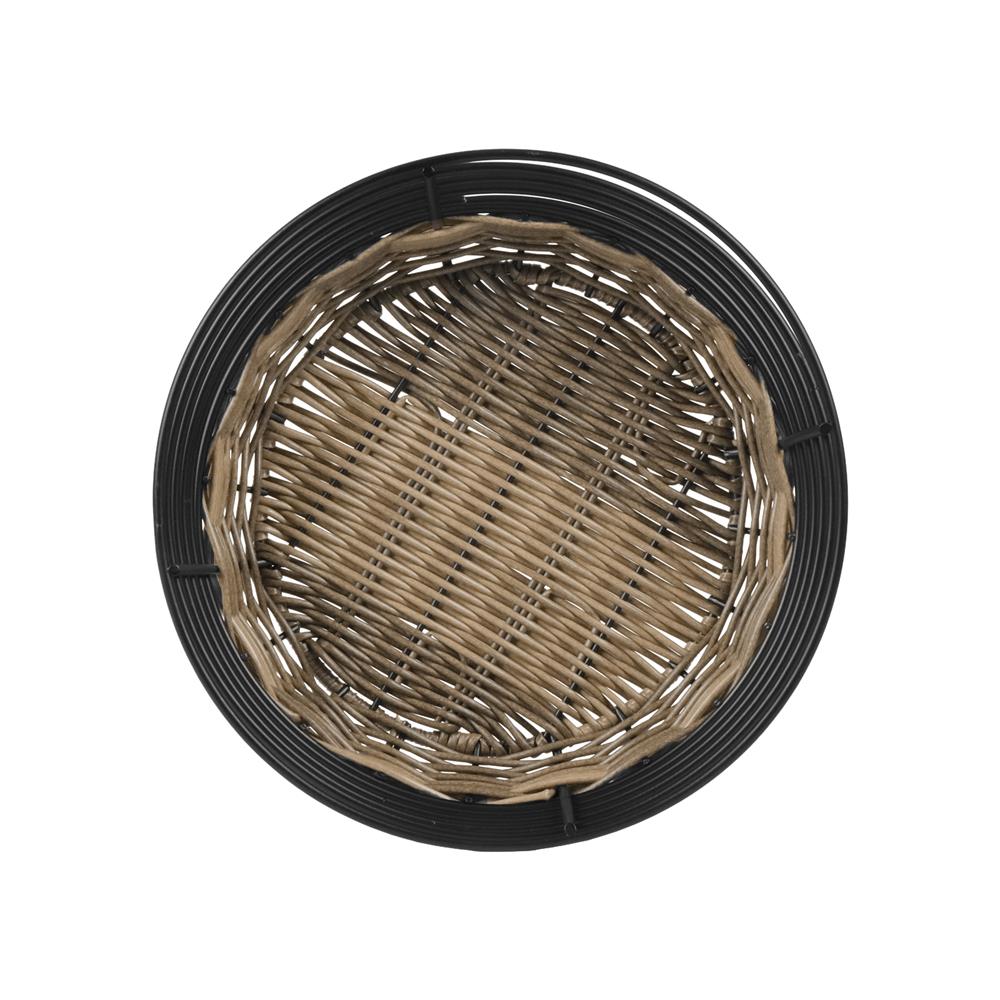 ตะกร้าหวายเทียมทรงกลมสูง KECH HAZEL 25x25x15 ซม.