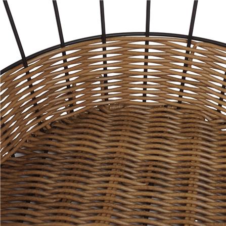 ตะกร้าหวายเทียมทรงกลม KECH HAZEL 30.6x30.6x12.5 ซม._3