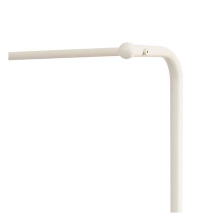 ราวแขวนผ้าพร้อมชั้นวางของ 2 ชั้น PLIM COMO 80 ซม. สีครีม_4