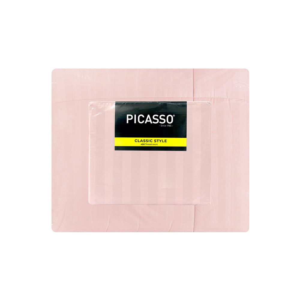 ชุดผ้าปูที่นอน 6 ฟุต (ชุด 6 ชิ้น) PICASSO CLASSIC IRIS OLD ROSE