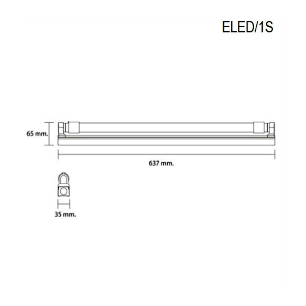 ชุดรางนีออน LED LUMAX T8 58-00443 SAVESP3DE 9 วัตต์ DAYLIGHT