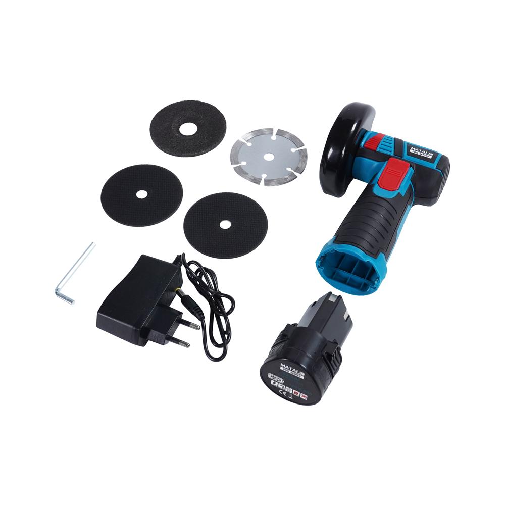 เครื่องเจียรไร้สาย (พร้อมแบตเตอรี่) MATALL PRO BL 12 โวลต์