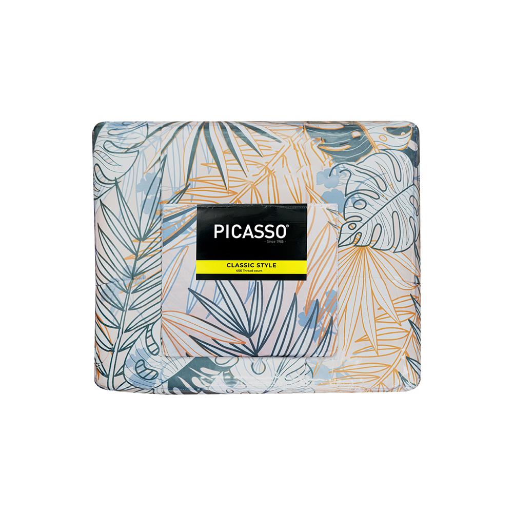 ชุดผ้าปูที่นอน 6 ฟุต (ชุด 6 ชิ้น) PICASSO CLASSIC PLAM OLD ROSE