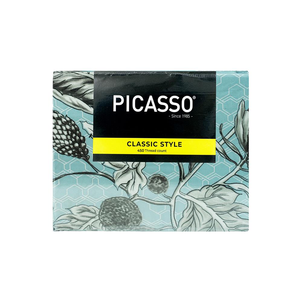 ชุดผ้าปูที่นอน 6 ฟุต (ชุด 5 ชิ้น) PICASSO CLASSIC FLORA GREENMINT