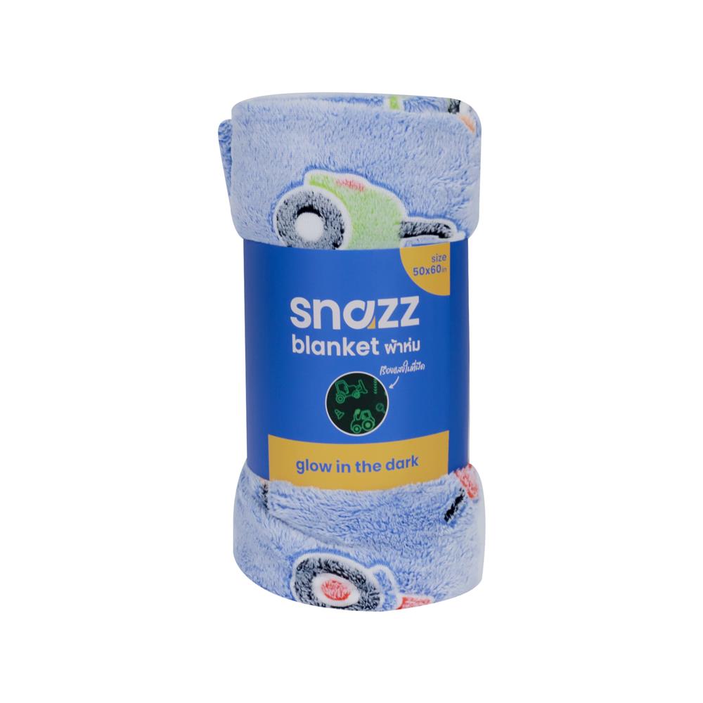 ผ้าห่มเรืองแสง SNAZZ TRUCK 50x60 นิ้ว สี BLUE