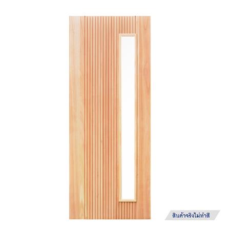 ประตูไม้เรดแกรนด์ดิส ไม่เจาะลูกบิด D2D-913 80x200 ซม. สีธรรมชาติ_0