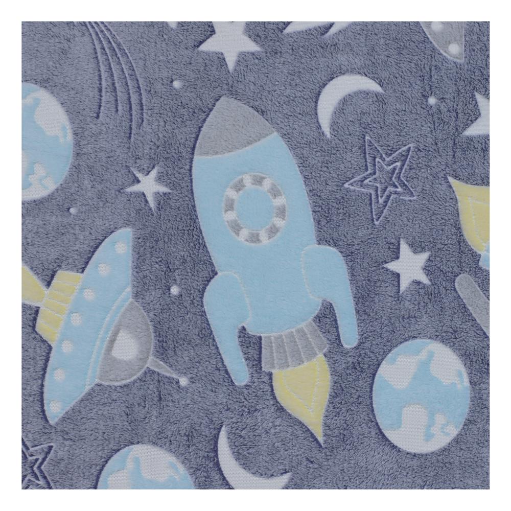 ผ้าห่มเรืองแสง SNAZZ SPACE 50x60 นิ้ว สี PURPLE