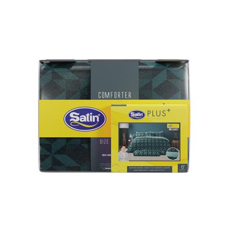 ชุดผ้าปูที่นอน 6 ฟุต (ชุด 6 ชิ้น) SATIN PLUS LUCKY ME LUCKY MORE LK067_4