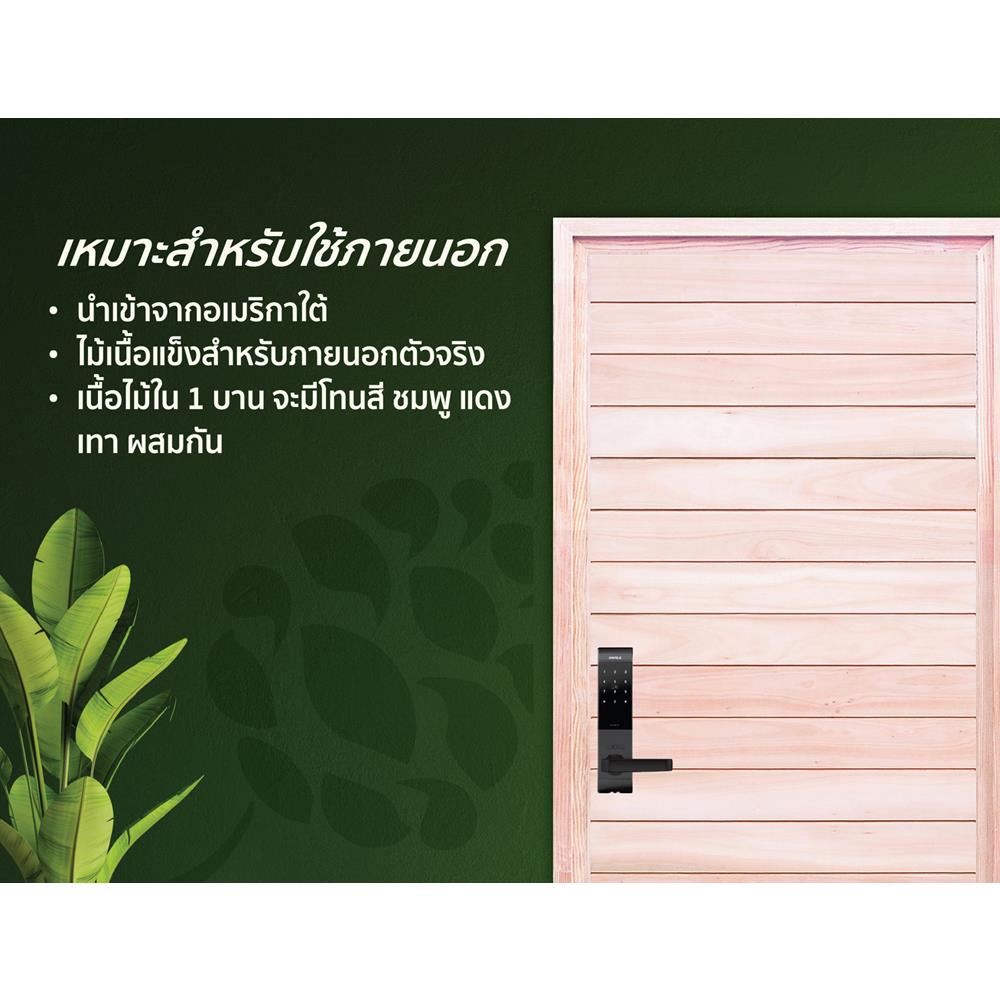 ประตูไม้เรดแกรนด์ดิส ไม่เจาะลูกบิด D2D-801 80x200 ซม. สีธรรมชาติ