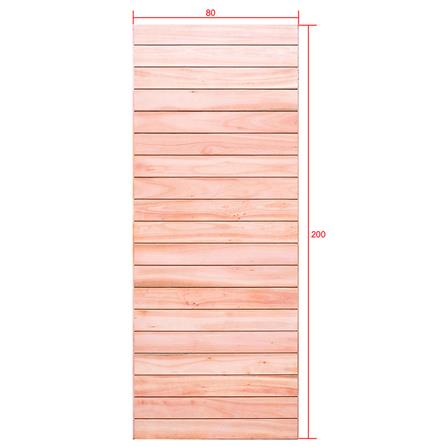 ประตูไม้เรดแกรนด์ดิส ไม่เจาะลูกบิด D2D-801 80x200 ซม. สีธรรมชาติ_4