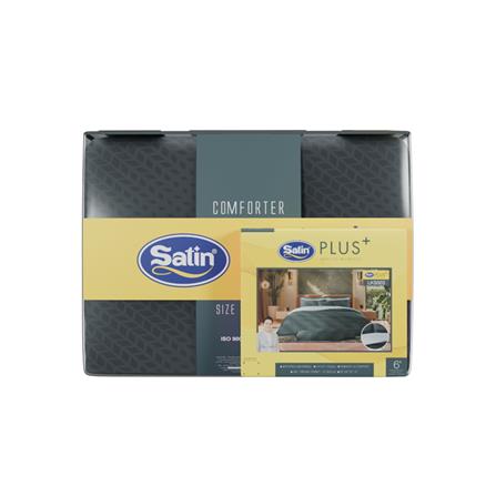 ชุดผ้าปูที่นอน 6 ฟุต (ชุด 6 ชิ้น) SATIN PLUS LUCKY ME LUCKY MORE LKS003_4