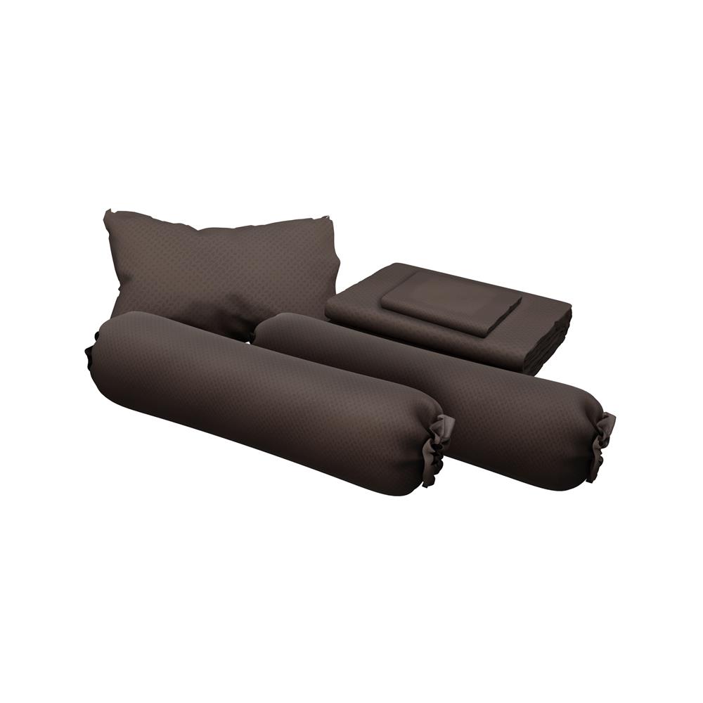 ชุดผ้าปูที่นอน 6 ฟุต (ชุด 6 ชิ้น) SATIN PLUS LUCKY ME LUCKY MORE LKS002