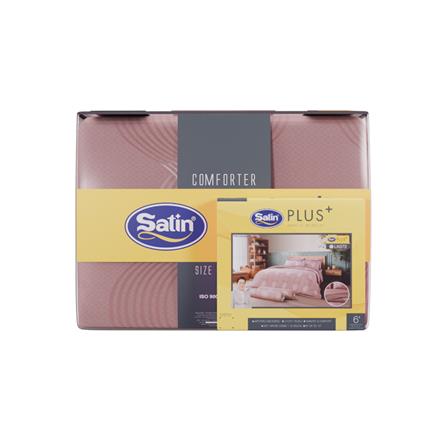 ชุดผ้าปูที่นอน 6 ฟุต (ชุด 6 ชิ้น) SATIN PLUS LUCKY ME LUCKY MORE LK072_4