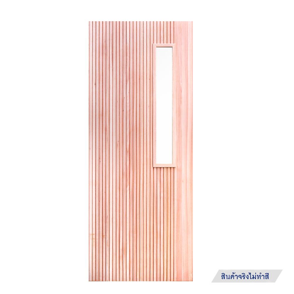 ประตูไม้เรดแกรนด์ดิส ไม่เจาะลูกบิด D2D-914 80x200 ซม. สีธรรมชาติ