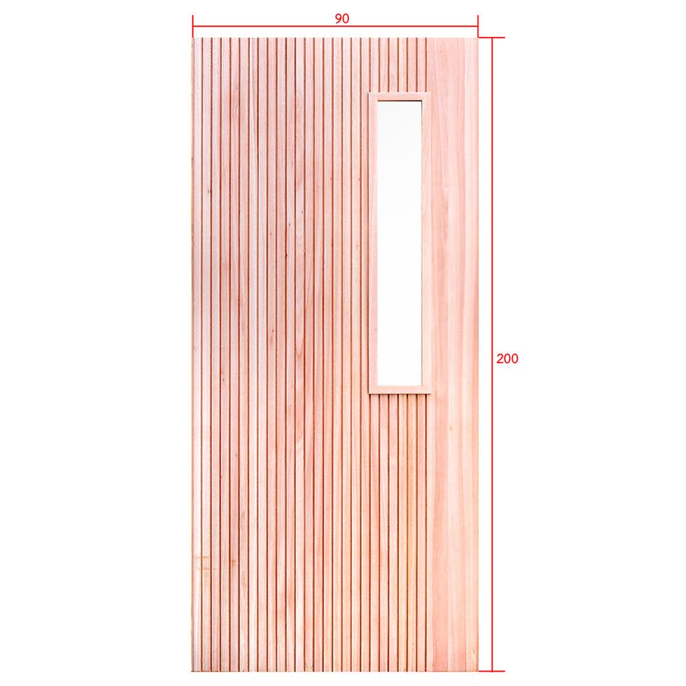 ประตูไม้เรดแกรนด์ดิส ไม่เจาะลูกบิด D2D D2D-914 90x200 ซม. สีธรรมชาติ