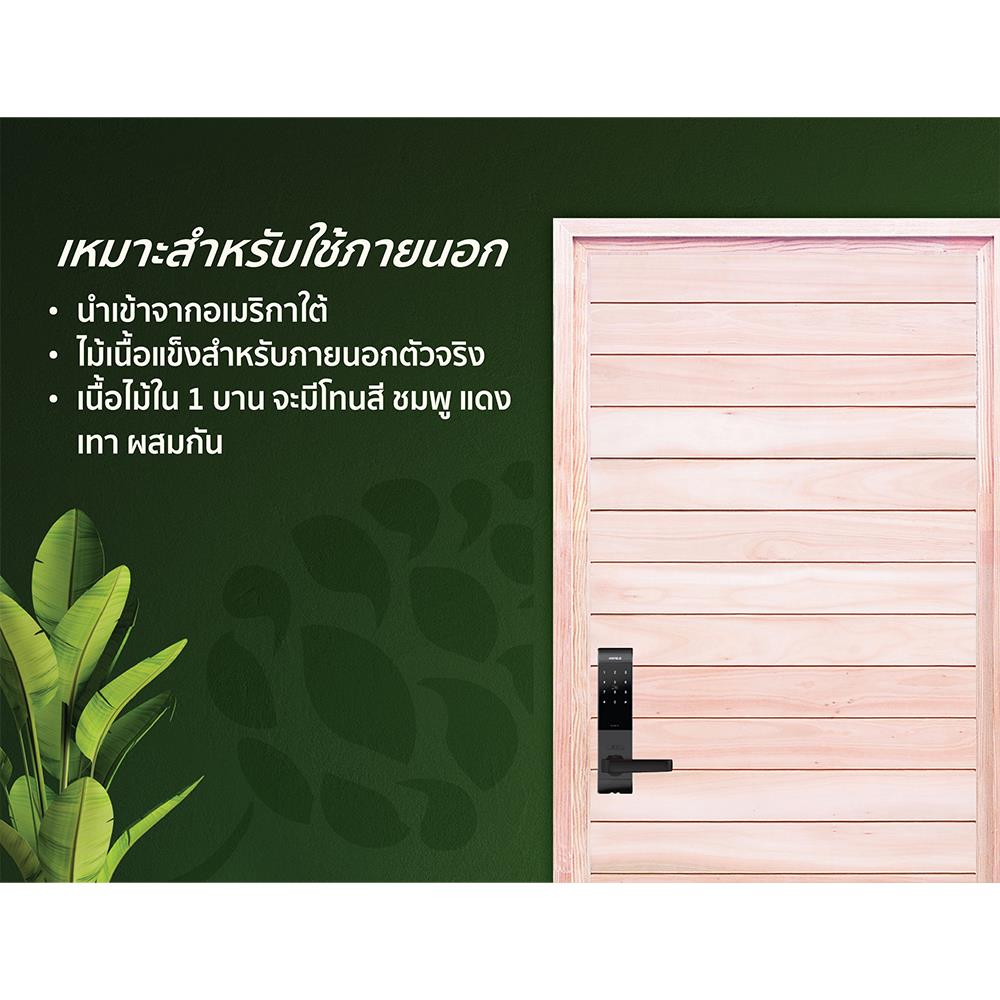 ประตูไม้เรดแกรนด์ดิส ไม่เจาะลูกบิด D2D D2D-801 90x200 ซม. สีธรรมชาติ