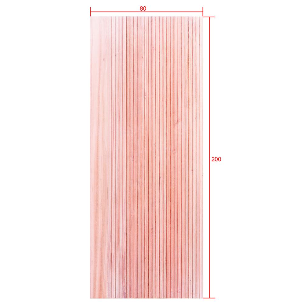 ประตูไม้เรดแกรนด์ดิส ไม่เจาะลูกบิด D2D-910 80x200 ซม. สีธรรมชาติ