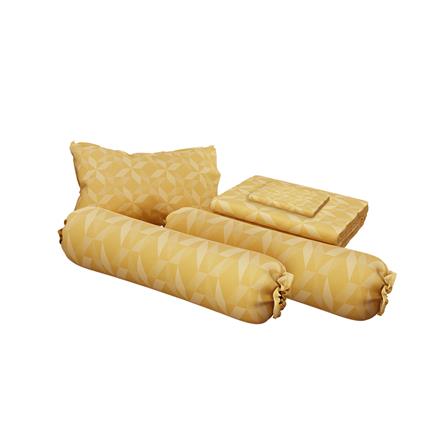 ชุดผ้าปูที่นอน 6 ฟุต (ชุด 6 ชิ้น) SATIN PLUS LUCKY ME LUCKY MORE LK063_1