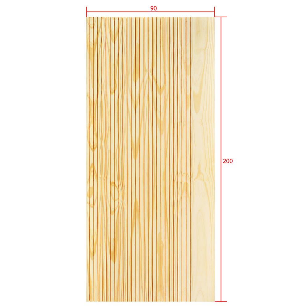 ประตูไม้สนนิวซีแลนด์ ไม่เจาะลูกบิด D2D D2D-910 90x200 ซม. สีธรรมชาติ