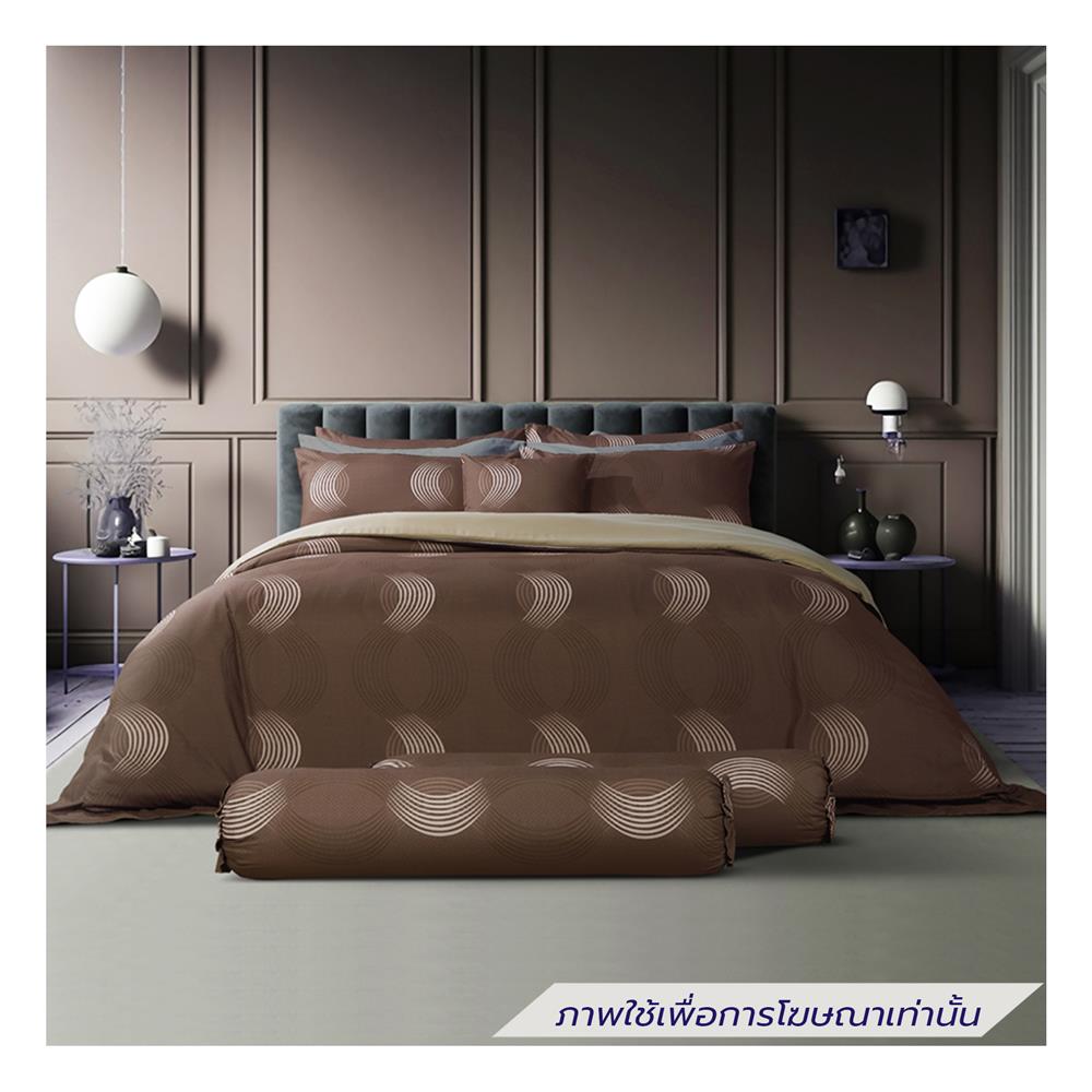 ชุดผ้าปูที่นอน 6 ฟุต (ชุด 6 ชิ้น) SATIN PLUS LUCKY ME LUCKY MORE LK064