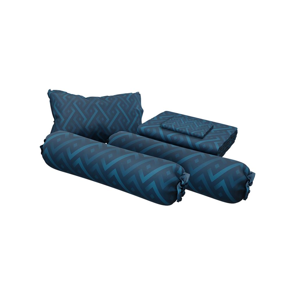 ชุดผ้าปูที่นอน 6 ฟุต (ชุด 6 ชิ้น) SATIN PLUS LUCKY ME LUCKY MORE LK061