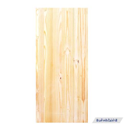 ประตูไม้สนนิวซีแลนด์ D2D ECO PINE-812 90x200 ซม. สีธรรมชาติ ไม่เจาะลูกบิด_0