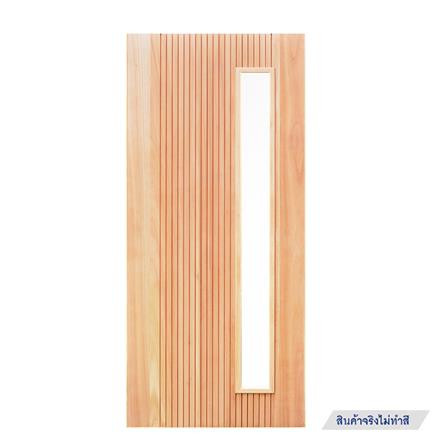ประตูไม้เรดแกรนด์ดิส ไม่เจาะลูกบิด D2D D2D-913 90x200 ซม. สีธรรมชาติ_0