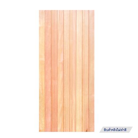 ประตูไม้ดักลาสเฟอร์ ไม่เจาะลูกบิด D2D ECO PINE-802 90x200 ซม. สีธรรมชาติ_0
