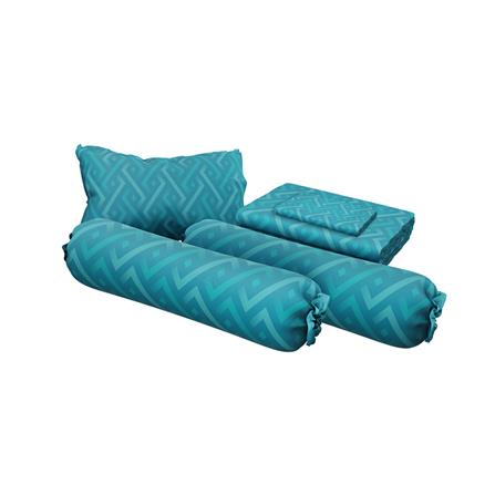 ชุดผ้าปูที่นอน 6 ฟุต (ชุด 6 ชิ้น) SATIN PLUS LUCKY ME LUCKY MORE LK065_1