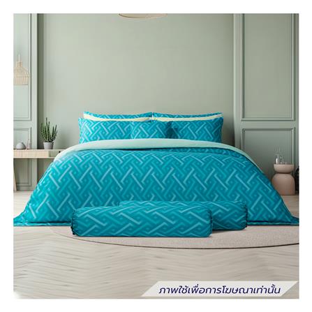 ชุดผ้าปูที่นอน 6 ฟุต (ชุด 6 ชิ้น) SATIN PLUS LUCKY ME LUCKY MORE LK065_0