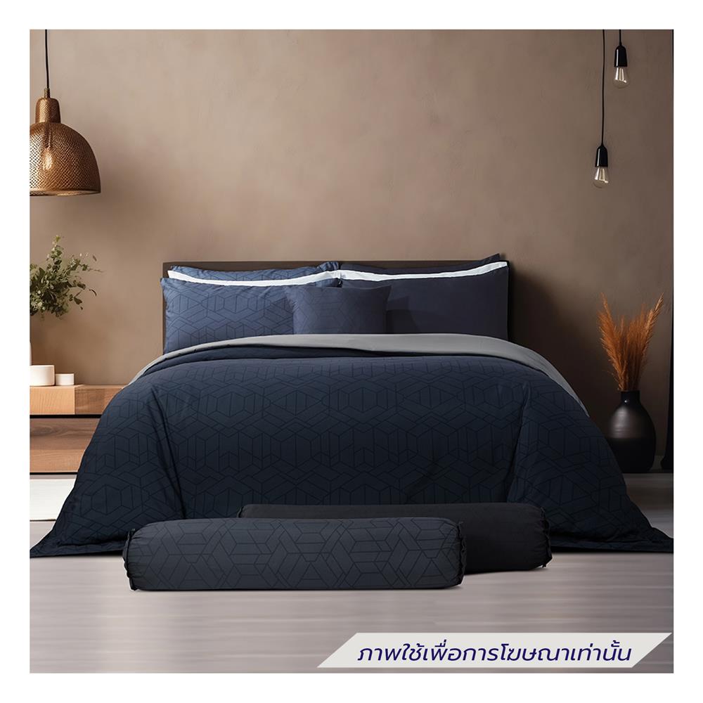 ชุดผ้าปูที่นอน 6 ฟุต (ชุด 6 ชิ้น) SATIN PLUS LUCKY ME LUCKY MORE LK062