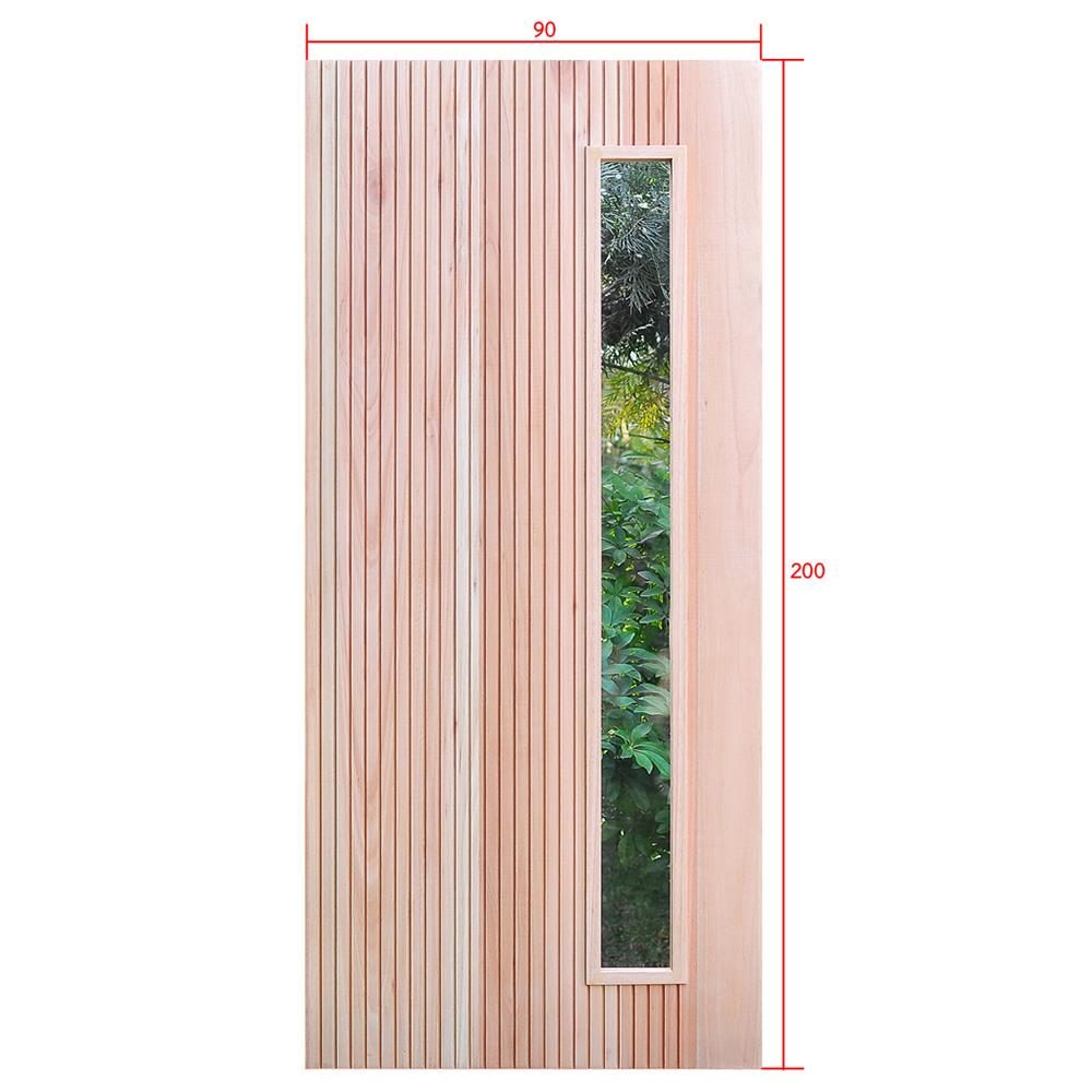 ประตูไม้เรดแกรนด์ดิส ไม่เจาะลูกบิด D2D D2D-912 90x200 ซม. สีธรรมชาติ