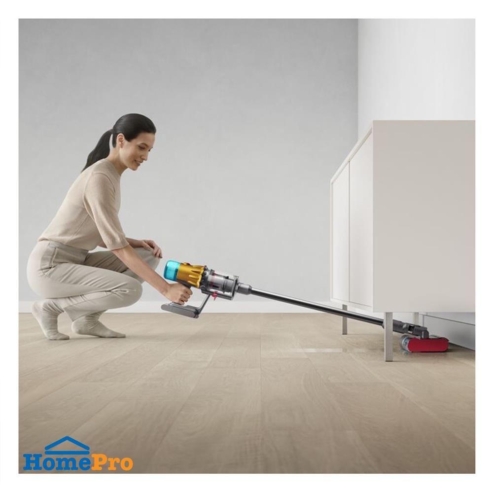 เครื่องดูดฝุ่นแบบด้าม DYSON SET SV46 V12S DETECT SLIM SUBMARINE + FLOOR DOK สี YELLOW/IRON/NICKEL