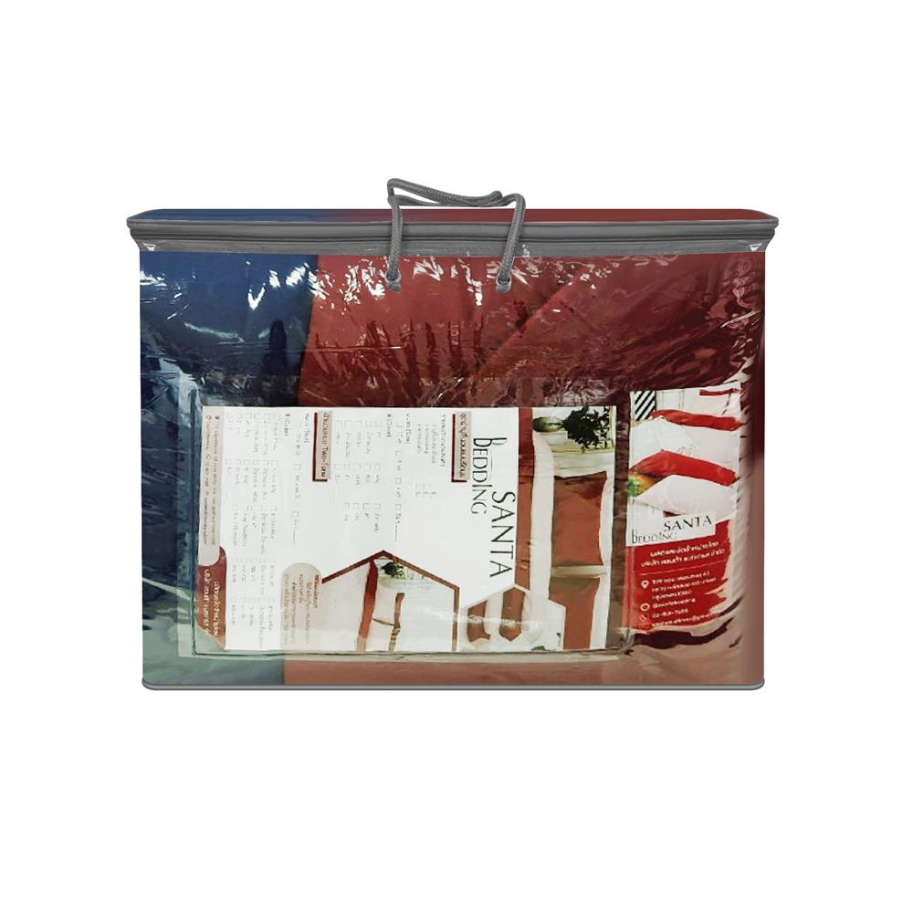 ชุดผ้าปูที่นอน 6 ฟุต (ชุด 6 ชิ้น) SANTA BEDDING สี BLUE/RED