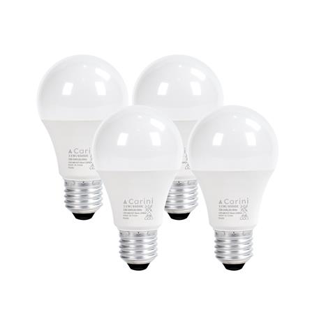 หลอด LED CARINI A60 ECOLIFE2 11 วัตต์ DAYLIGHT E27 (แพ็ก 4 ชิ้น)