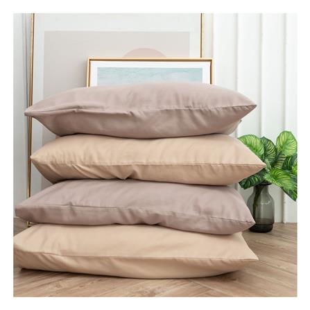 ชุดผ้าปูที่นอน 6 ฟุต (ชุด 6 ชิ้น) SANTA BEDDING สี BROWN/CREAM_6